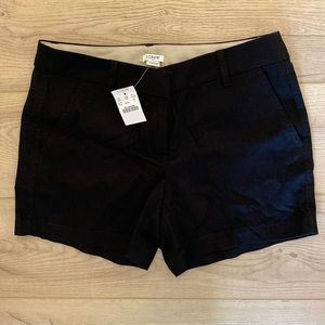 New With Tag J.Crew Chino 5” Black Shorts